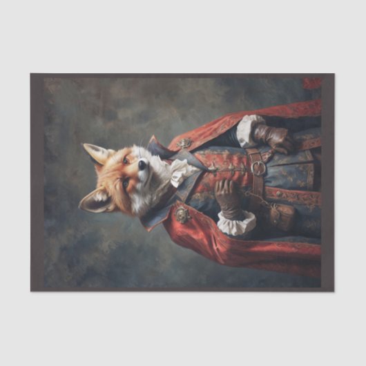 エージビクトリアンコサックキツネ軍隊ユニフォーム 薄葉紙 (正面)