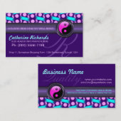 エージモダン霊気陰陽パープル名刺 名刺