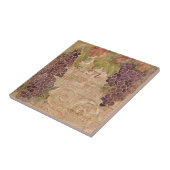 エージンググレープヴィネヤードウォーターカラーホームデコール タイル (側面)