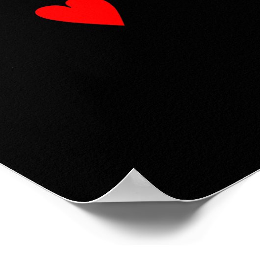 エースのハートカジノカードハロウィーンの衣装 ポスター (角)