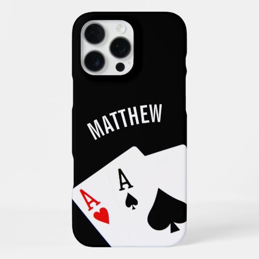エースのペア iPhoneケース (裏面)