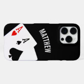 エースのペア iPhoneケース (裏面横)