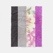 エースの旗の混合されたパターン フリースブランケット (正面)