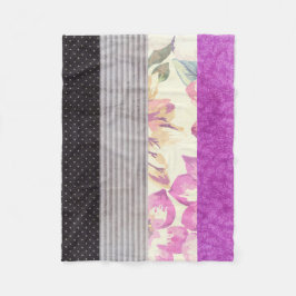 エースの旗の混合されたパターン フリースブランケット