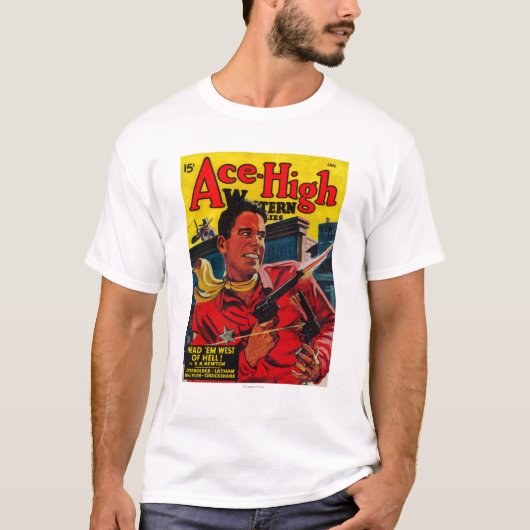 エースの高い雑誌カバー3 Tシャツ (正面)