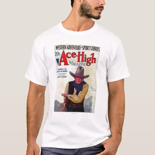 エースの高い雑誌カバー Tシャツ (正面)