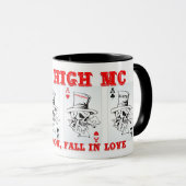 エースの高いMCのマグ(黒) マグカップ (正面右)