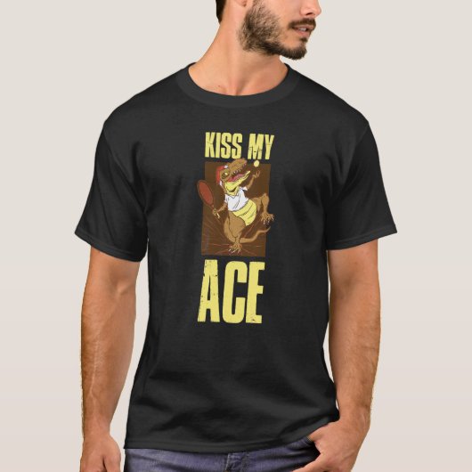 エースをキスして テニス Tシャツ (正面)