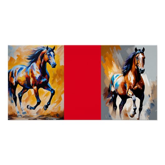 "エースウマ科の：究極の馬投手" ポスター (正面)