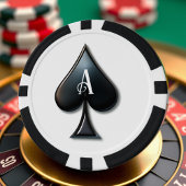 エースオブスペードカジノデッキトランプ ポーカーチップ