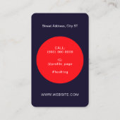 エースオブスペードスタイル理容師 名刺 (裏面)