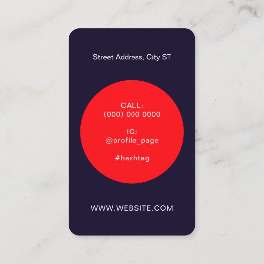 エースオブスペードスタイル理容師 名刺 (裏面)