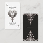 エースオブハートシルバーバロック 名刺 (正面/裏面)