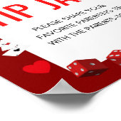 エースカジノベビーシャワーゲームサイン ポスター (角)