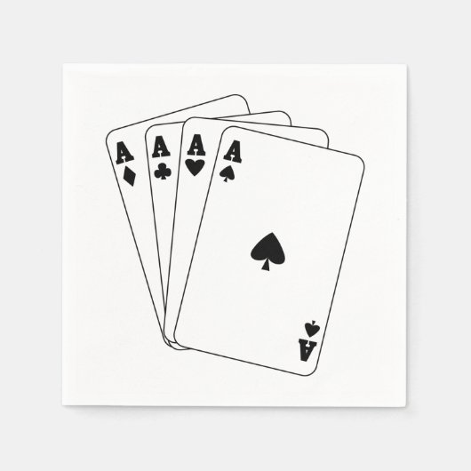 エースカード スタンダードカクテルナプキン (正面)