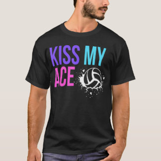 エースキスバレーボールジョーク エースを決める選手用 Ga Tシャツ