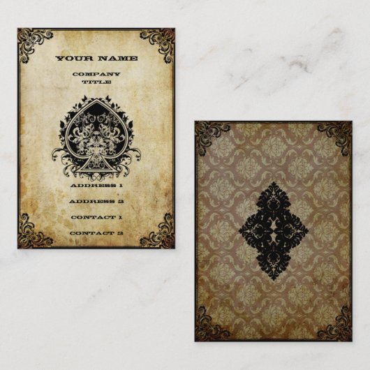 エースグランジスペード 名刺 (正面/裏面)