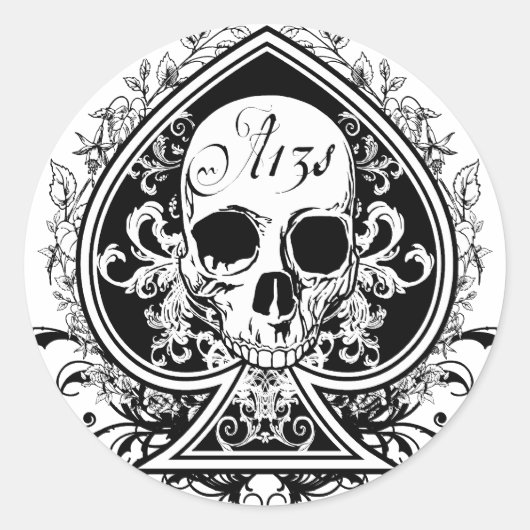 エーススカル ラウンドシール (正面)