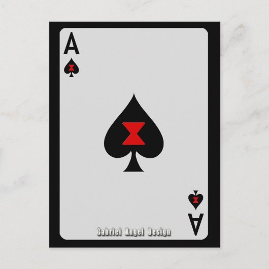 エーススペード ポストカード (正面)