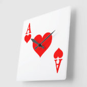 エースハート スクエア壁時計 (傾斜)