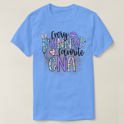 エースバニーお気に入りのズCna絞り染めCnaナースイースト Tシャツ (デザイン正面)