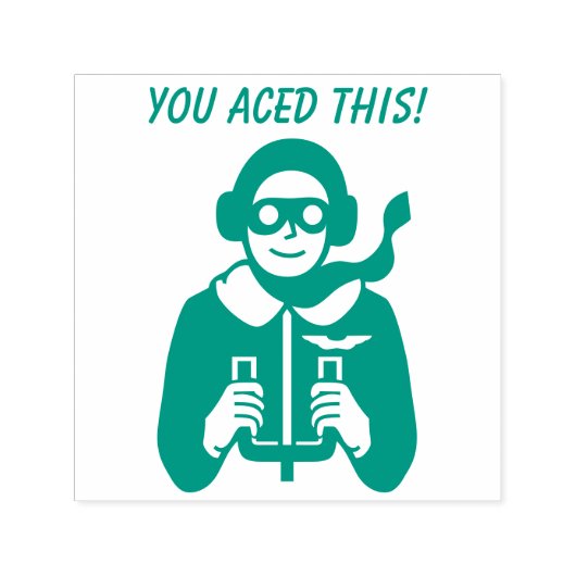 エースパイロットフライヤーグレードスクール先生Aプラス セルフインキングスタンプ (デザイン)