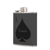 エースパーソナライズされたのスペードはフラスコを飲む フラスク (左)