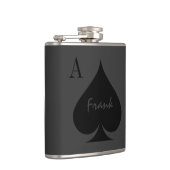 エースパーソナライズされたのスペードはフラスコを飲む フラスク (右)