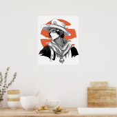 エースブラックとホワイト ポスター (キッチン)