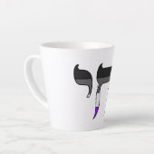 エースプライドフラッグチャイ カフェラテマグ (左アングル)