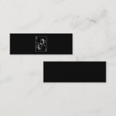 エースポーカーカード遊戯カードスケルトン スキニー名刺 (正面/裏面)
