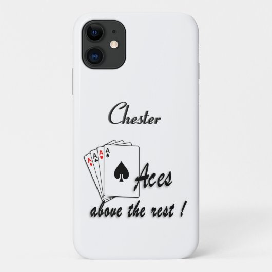 エース上の残りの個人名 Case-Mate iPhoneケース (裏面)