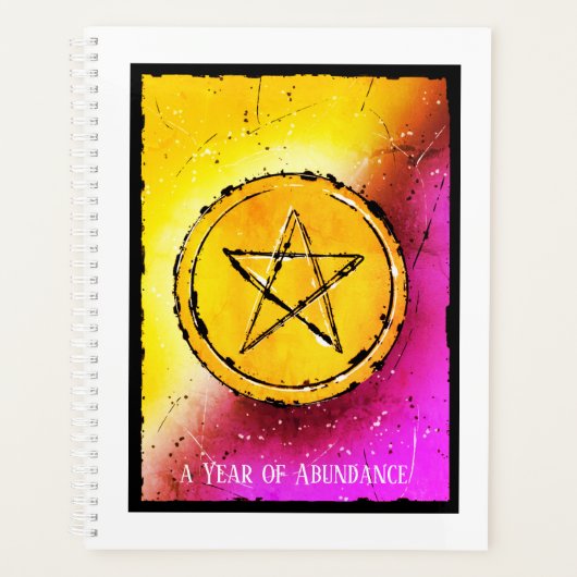 エース星形五角形12ヶ月プランナー プランナー手帳 (正面)