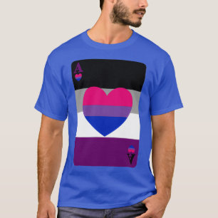 エース遊のカード無性とビロマンチック Tシャツ