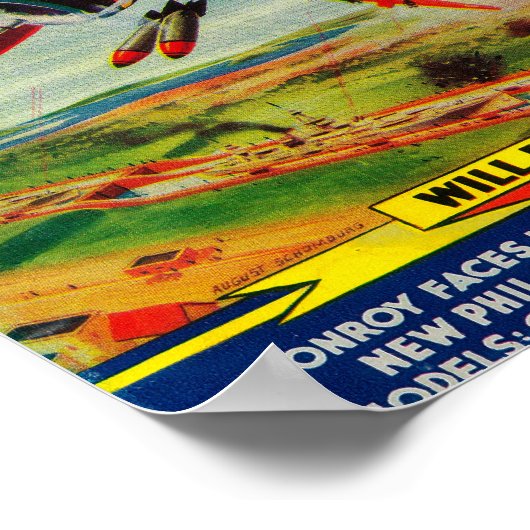 エース飛んでいるマガジンカバー4 ポスター (角)