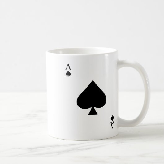 エース・オブ・スペードカジノカードハロウィーンの衣装 コーヒーマグカップ (右)