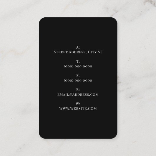 エース・オブ・スペードズ公証人  名刺 (裏面)