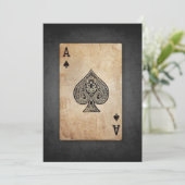 エース・オブ・スペード装飾用クッション サンキューカード (スタンド正面)