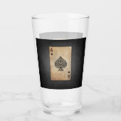 エース・オブ・スペード装飾用クッション タンブラーグラス (裏面)