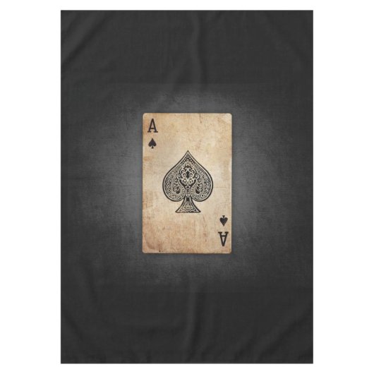 エース・オブ・スペード装飾用クッション テーブルクロス (正面)