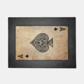 エース・オブ・スペード装飾用クッション ドアマット (正面)