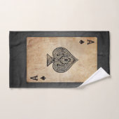 エース・オブ・スペード装飾用クッション ハンドタオル (ハンドタオル)