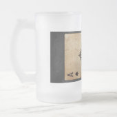 エース・オブ・スペード装飾用クッション フロストグラスビールジョッキ (左)