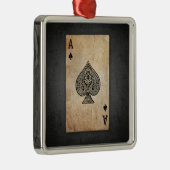 エース・オブ・スペード装飾用クッション メタルオーナメント (右)