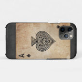 エース・オブ・スペード装飾用クッション Case-Mate iPhoneケース (裏面(横))