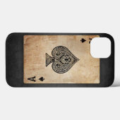 エース・オブ・スペード装飾用クッション Case-Mate iPhoneケース (裏面 (横))
