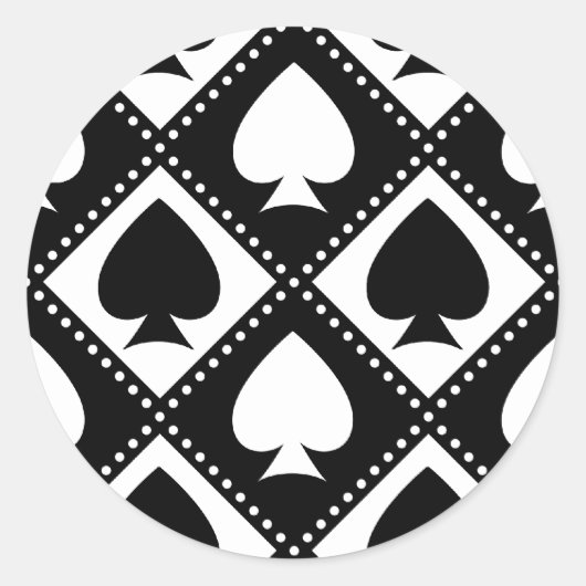エース・オブ・スペード・モチーフ ラウンドシール (正面)