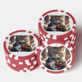 エース・オブ・ハート・キャット ポーカーチップ (積み重ね)