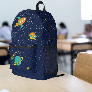 エース・オブ・宇宙・キッズ プリントバックパック