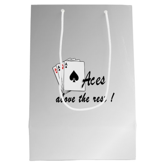 エース・オーバーザレストシルバー ミディアムペーパーバッグ (裏面)